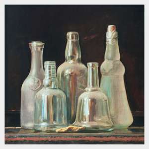 Stillife with white bottle